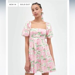 The Matilda Mini Dress in Pink Hydrangea